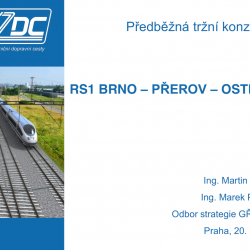 Předběžná tržní konzultace – studie proveditelnosti vysokorychlostní trati Brno – Přerov – Ostrava