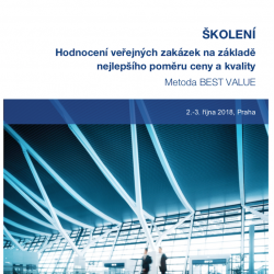 Školení ARI: Veřejné zakázky s hodnocením kvality – metodou BEST VALUE