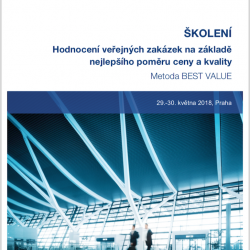 Školení ARI: Veřejné zakázky s hodnocením kvality – metodou BEST VALUE