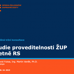 ARI: Předběžná tržní konzultace – zpracování studie proveditelnosti železničního uzlu Praha
