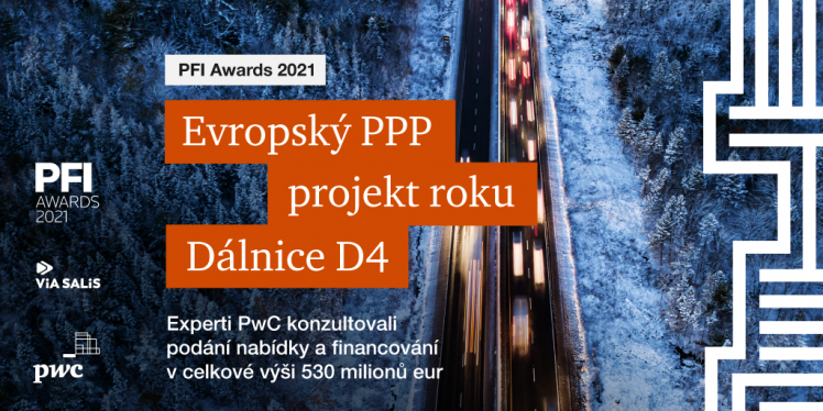 Dálnice D4 oceněna jako Evropský PPP projekt roku